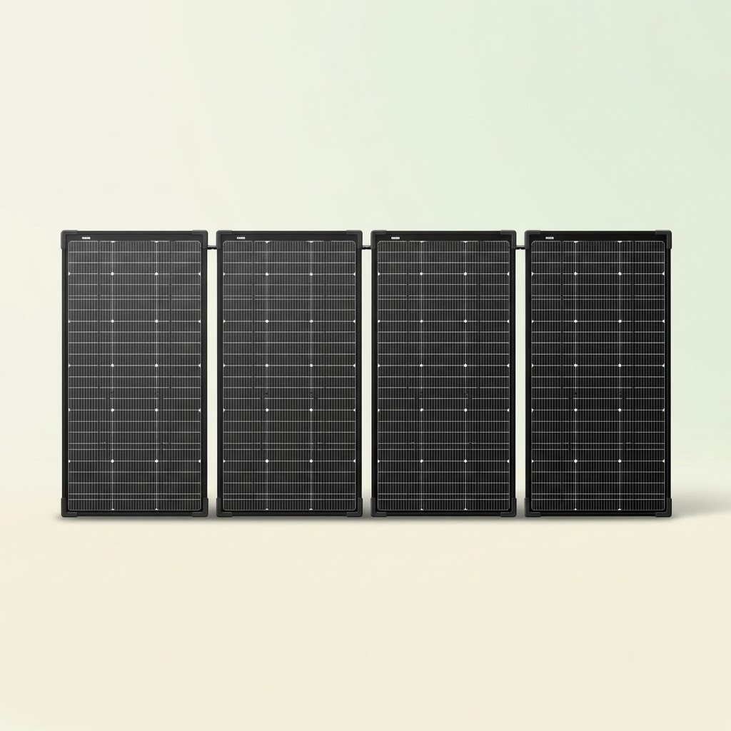 EcoFlow 125W Bifacial Modular Solar Panel view 2